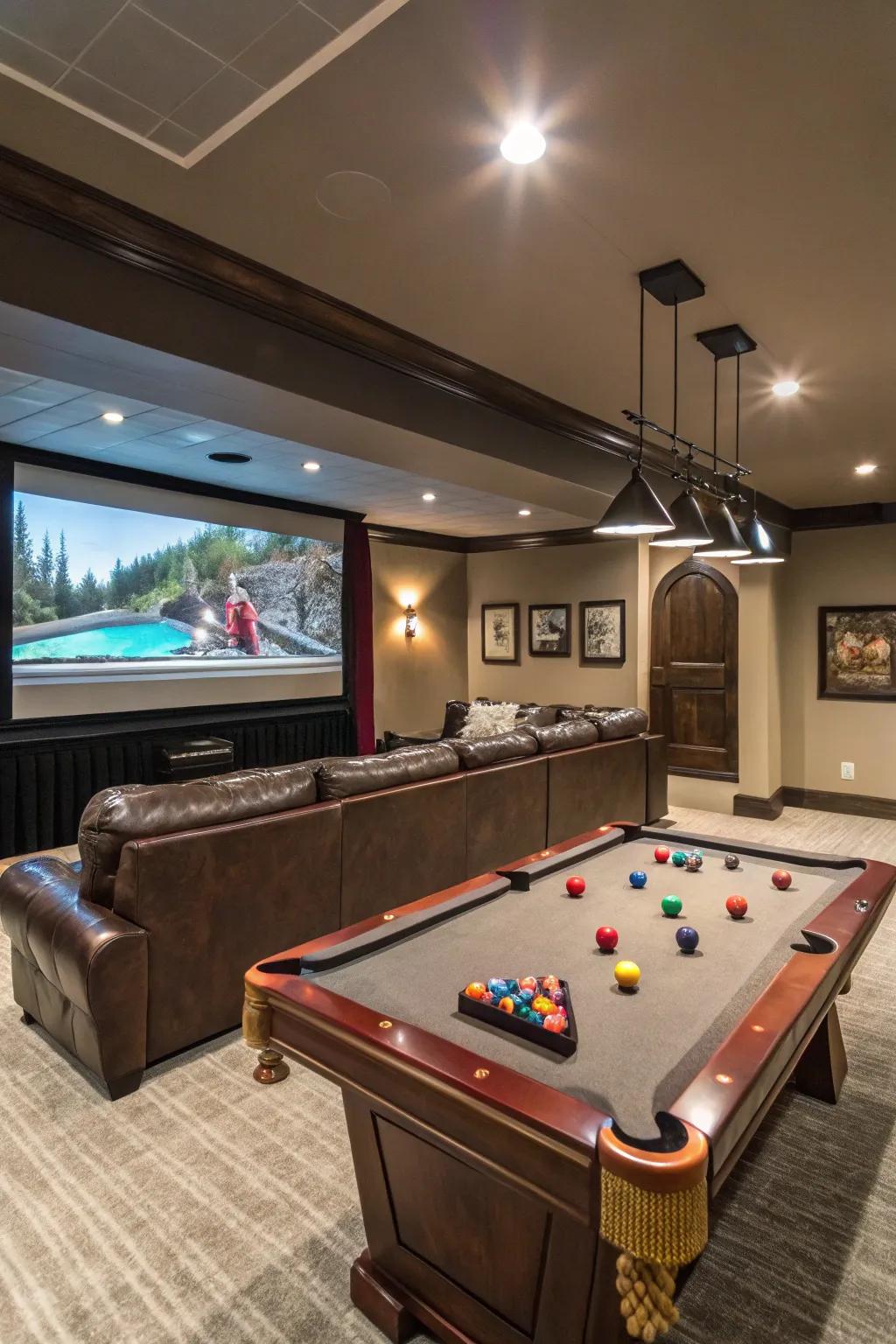 A multiuse zone maximizes your home's utility.