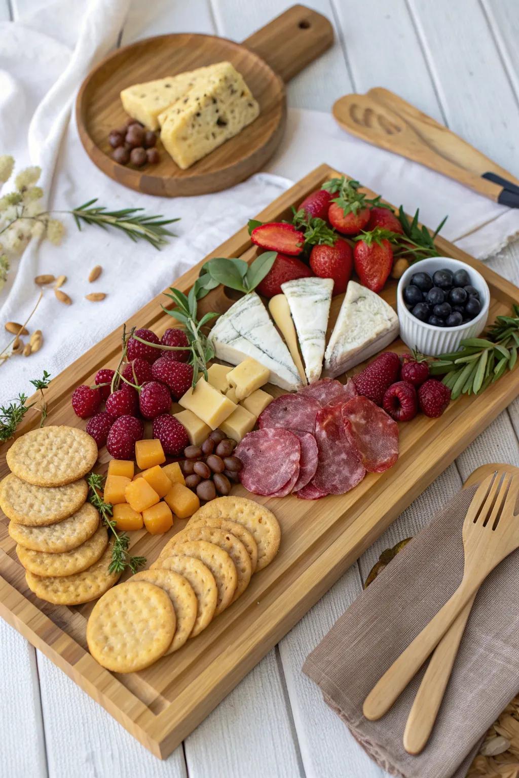 Sustainable-conscious materials for a fashionable, sustainable presentation.