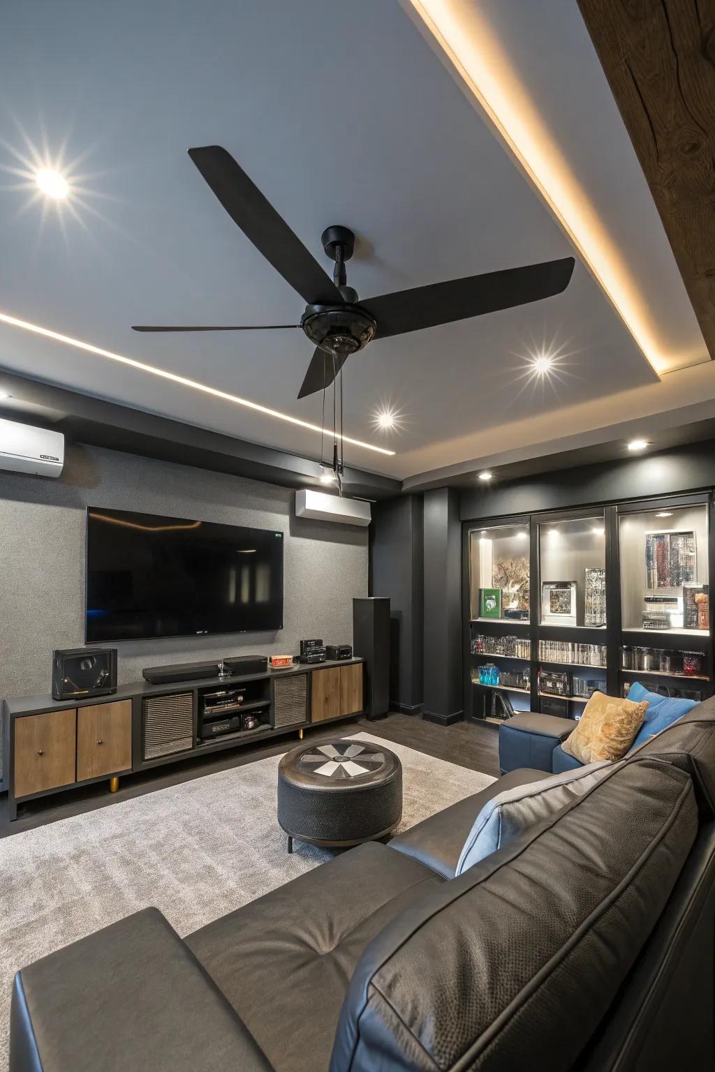 Experience the future through an air circulator showing invisible wings.