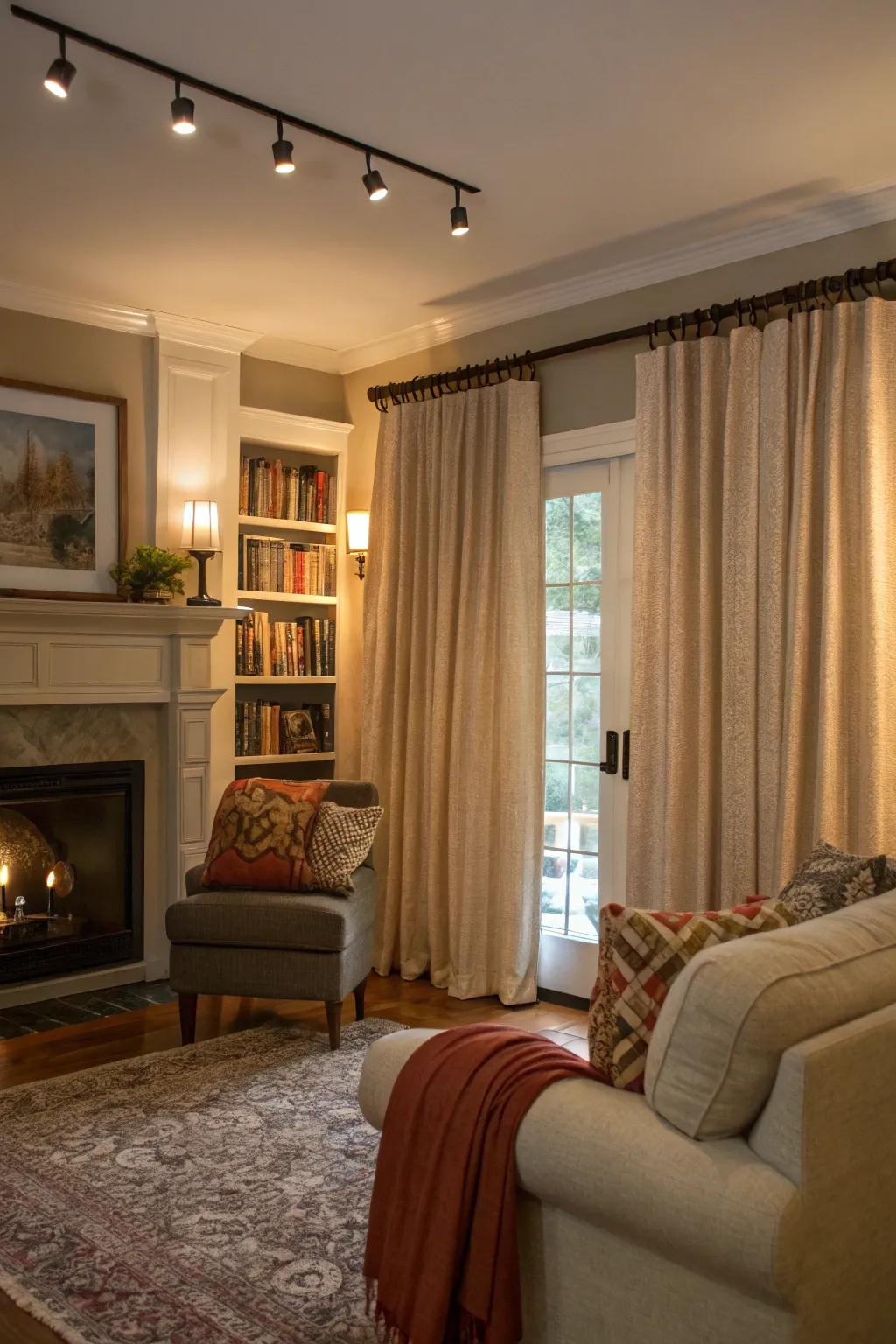 Thermal curtains: Stylishly warm and inviting.