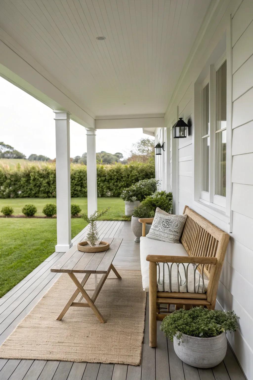 Minimalist elegance proves that less can be more in fall decor.
