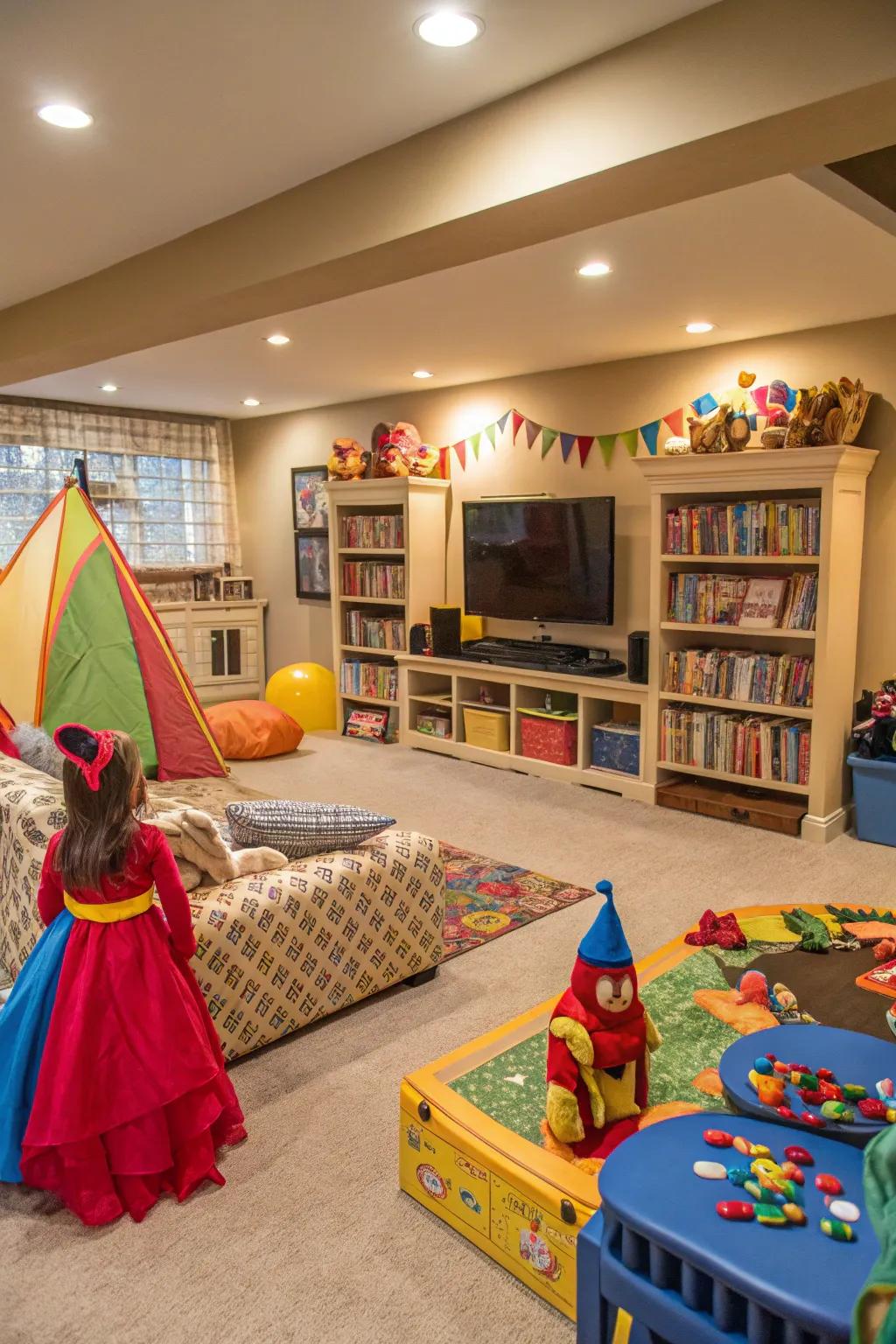 A play area that fuels children’s imagination and creativity.