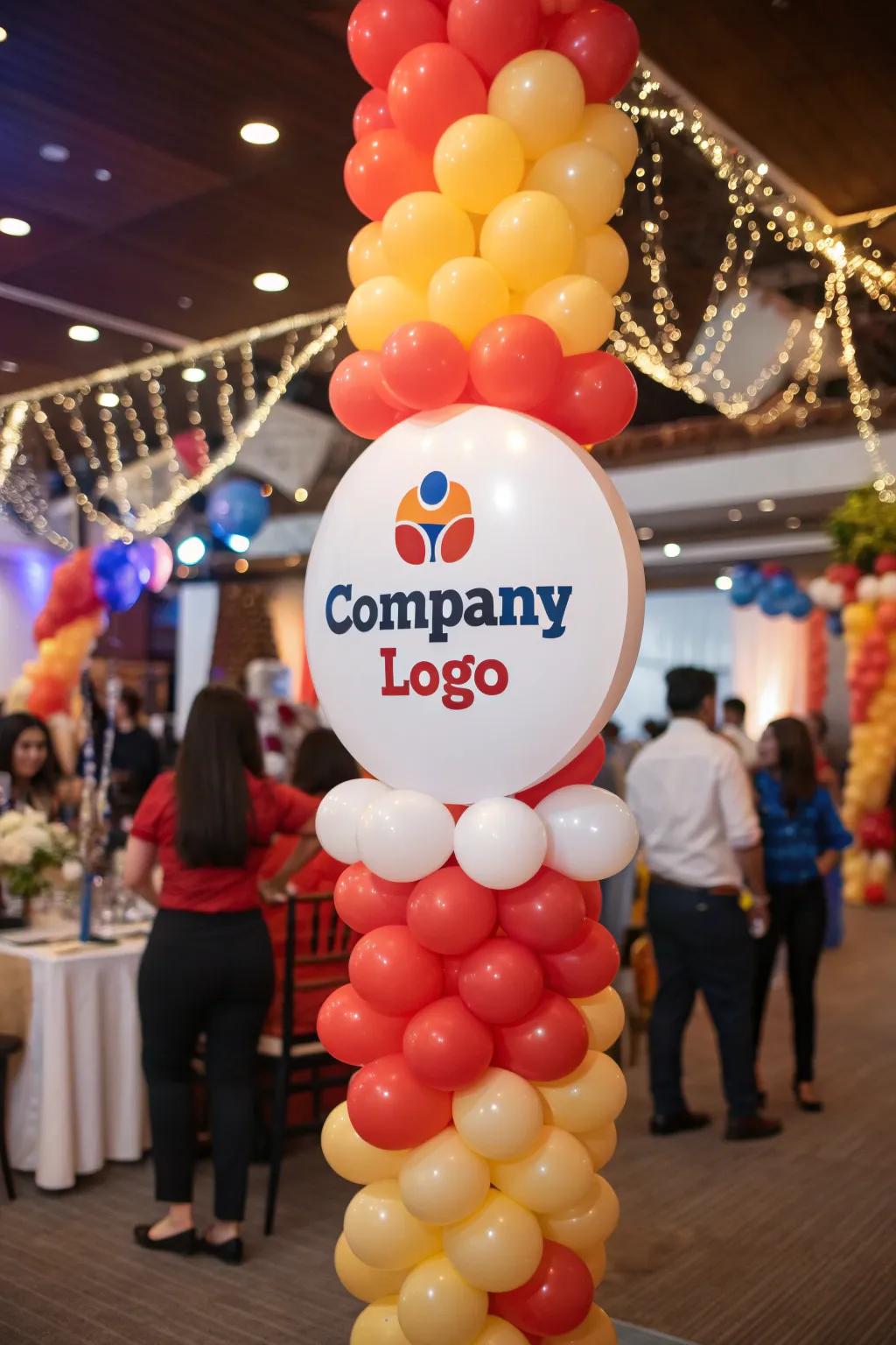 Adaptable balloon artistry features creativeness and branding.
