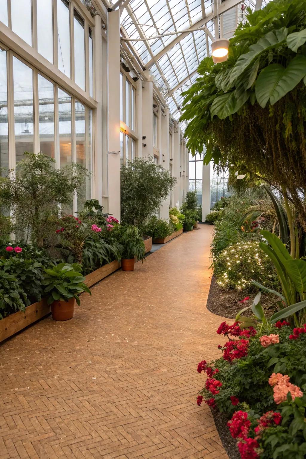 Plant-based floors deliver comfort and eco-friendly insulation.