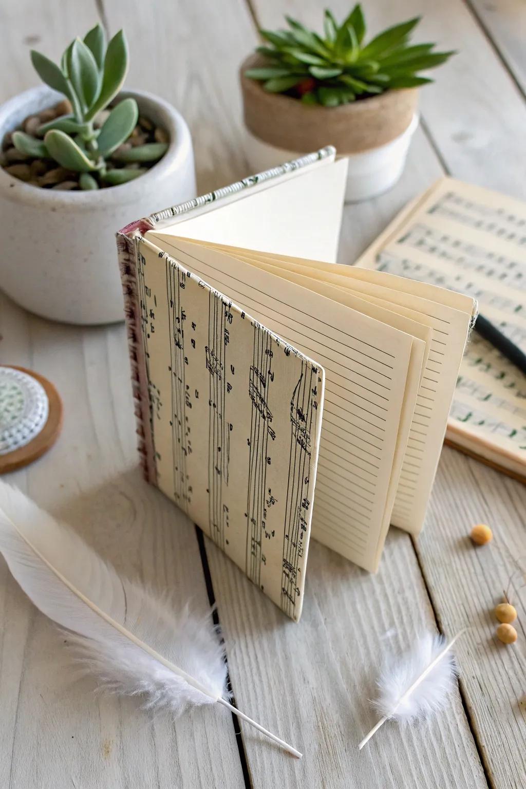 Fashion your own consonance with a melodic notation notebook – where ingenuity converges with melody.