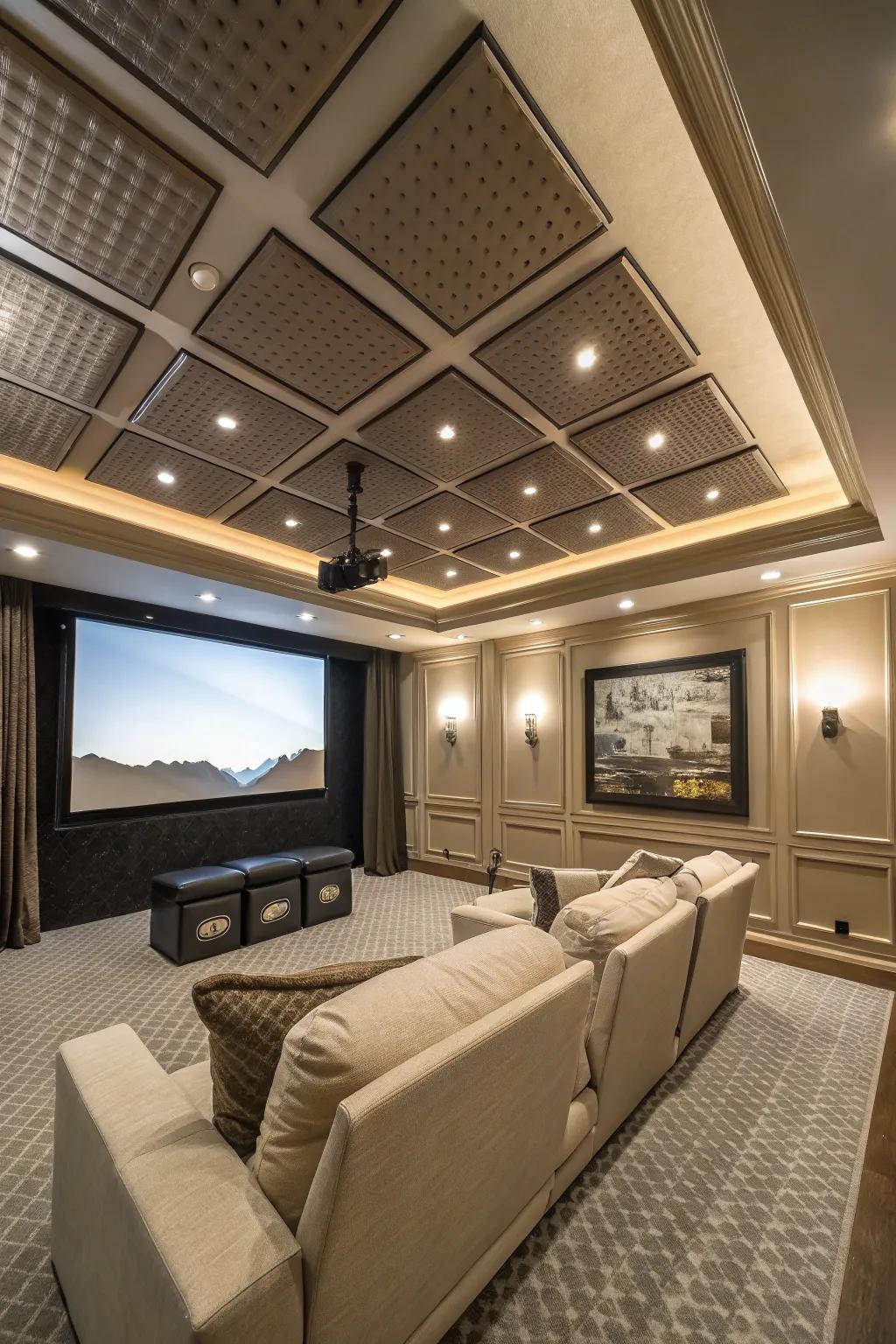 Enhance function and form through hanging panels.