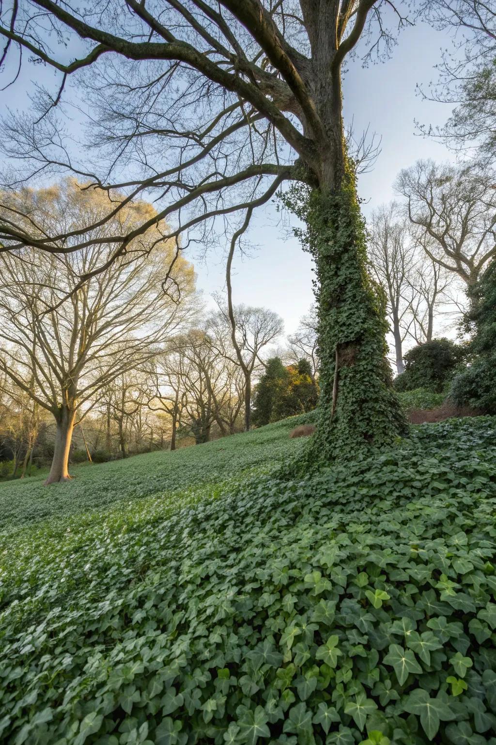 Ground covers effortlessly fill spaces and add greenery.