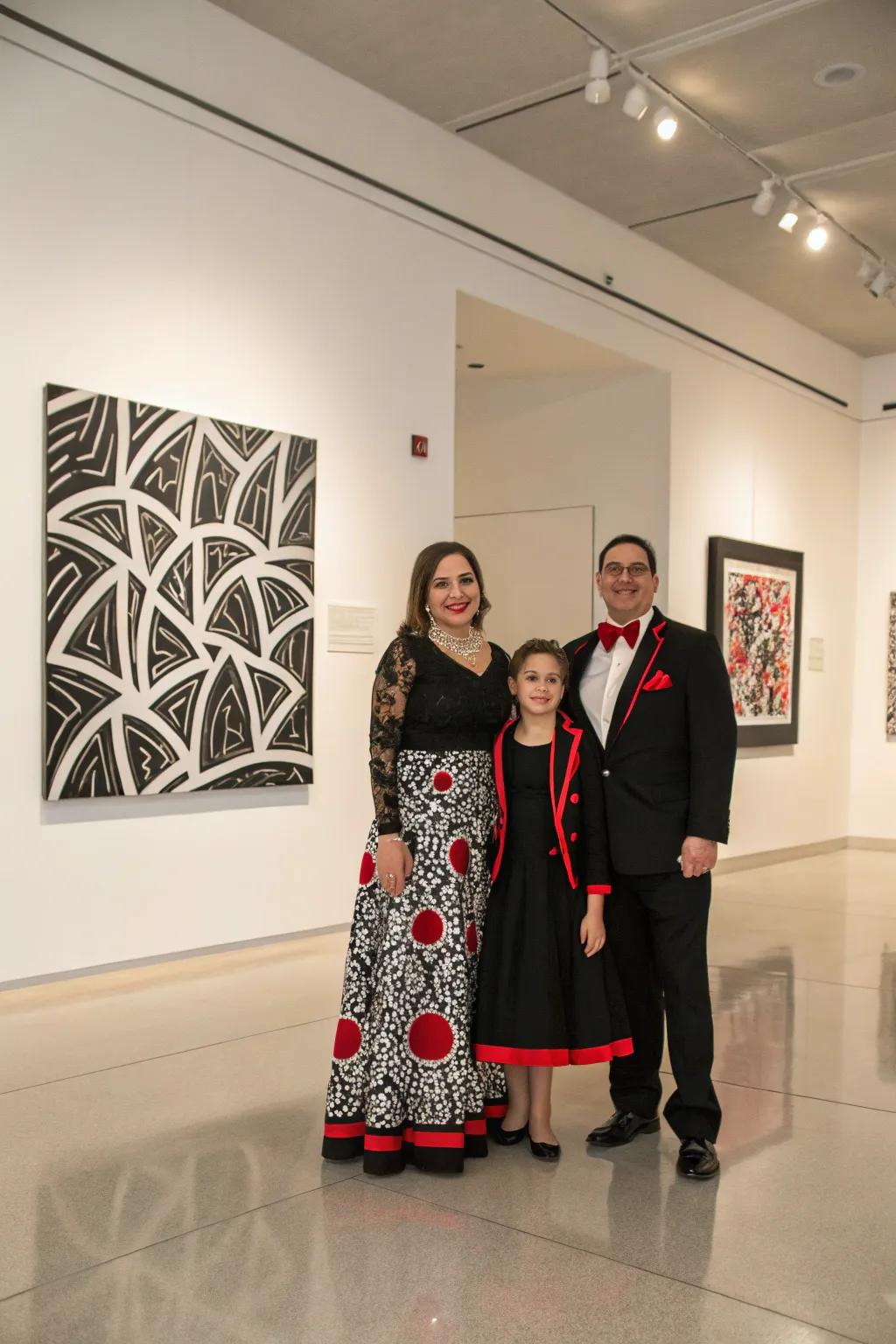 Shade and white with a red accent creates bold, striking images.