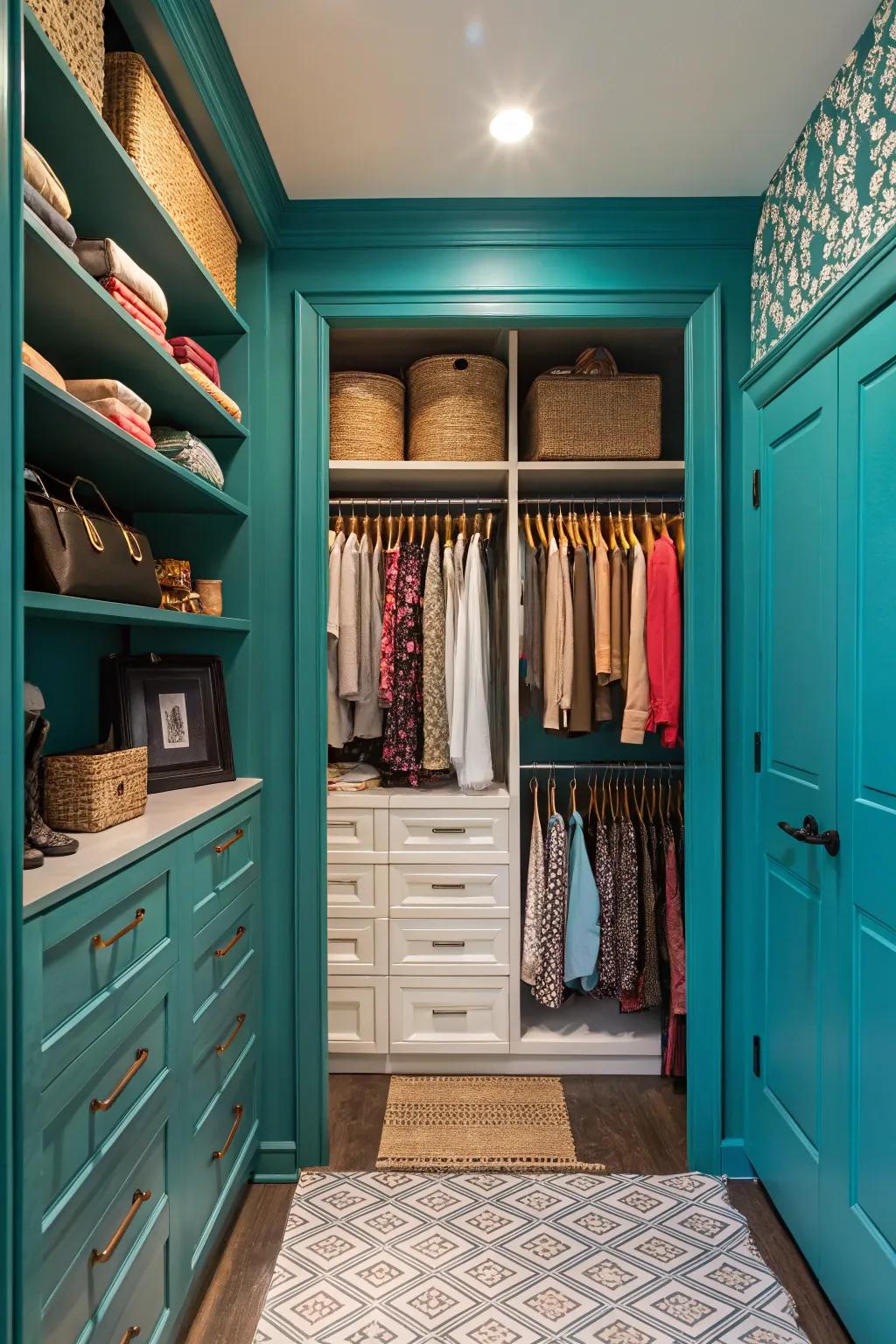 Daring hues instill vibrancy and personality.