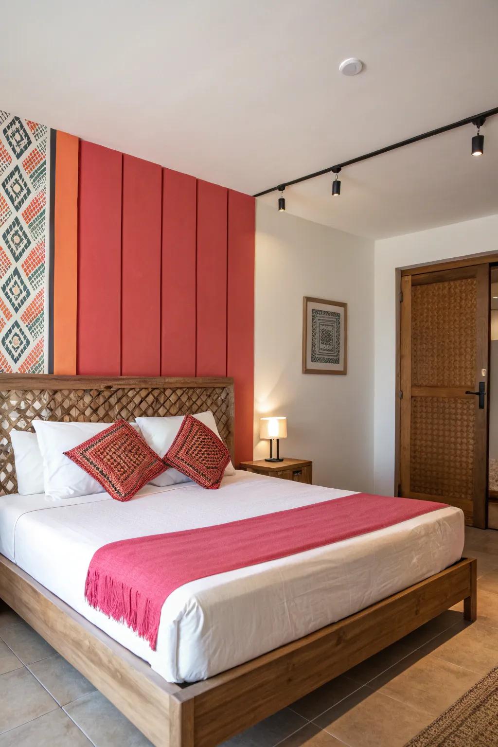 Accent walls make a bold statement.