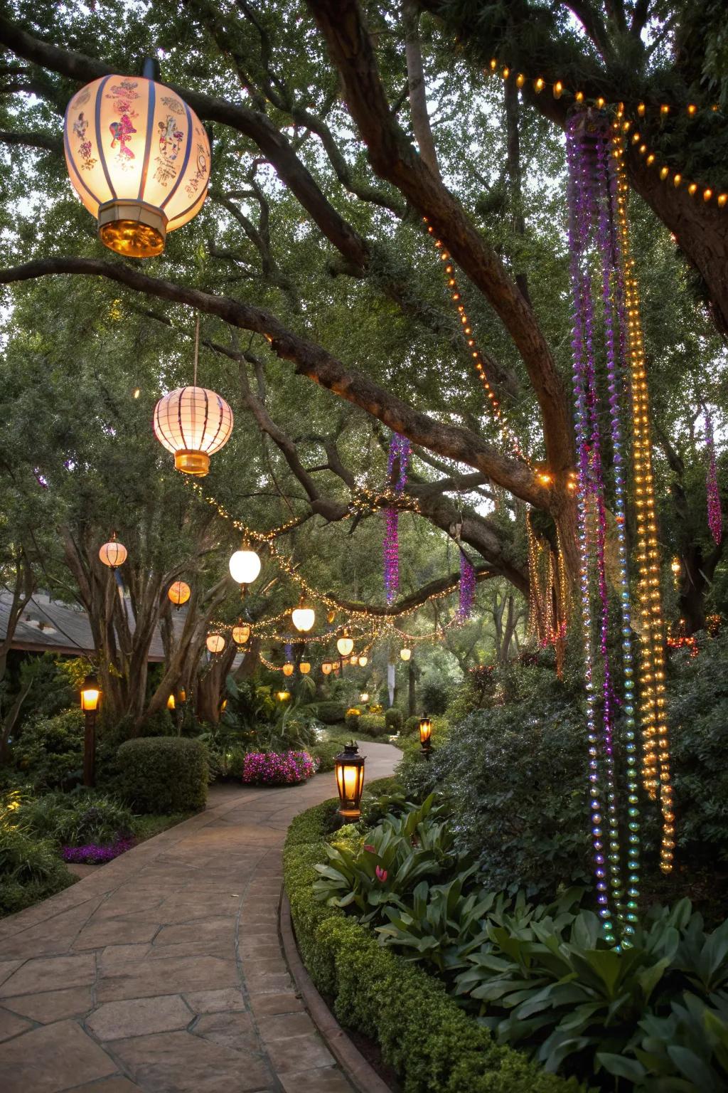 Exterior exhibitions set the celebratory tone before visitors even step inside.