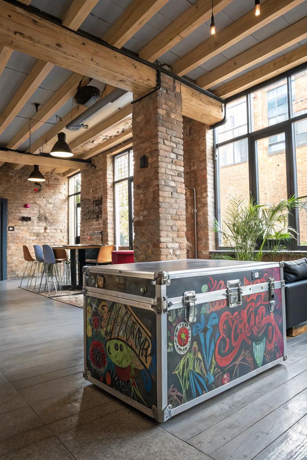 Graffiti styles bring urban flair to your décor.