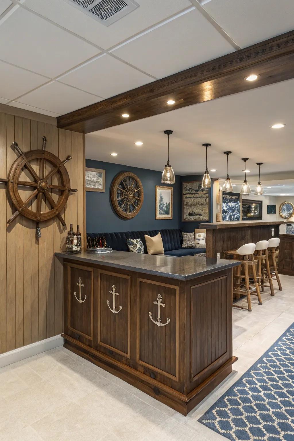 A thematic bar that serves as a unique conversation starter.