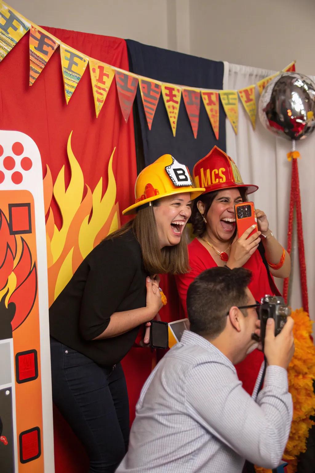 Capture the fun with a themed memory station.