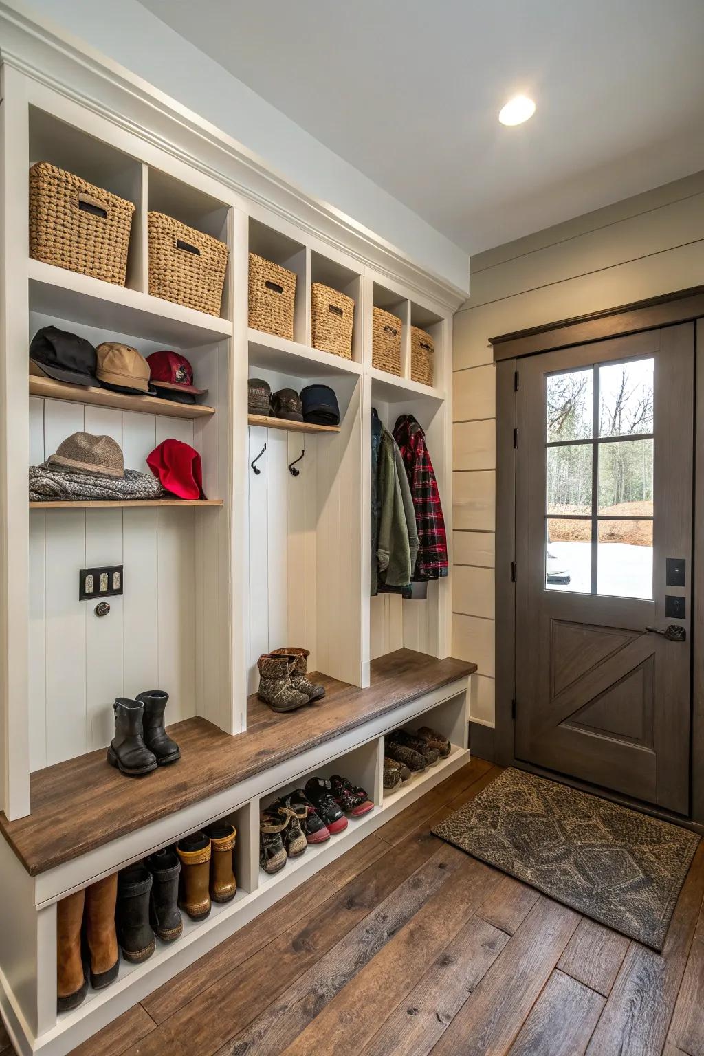 Viewable shelving ensures quick and simple access.