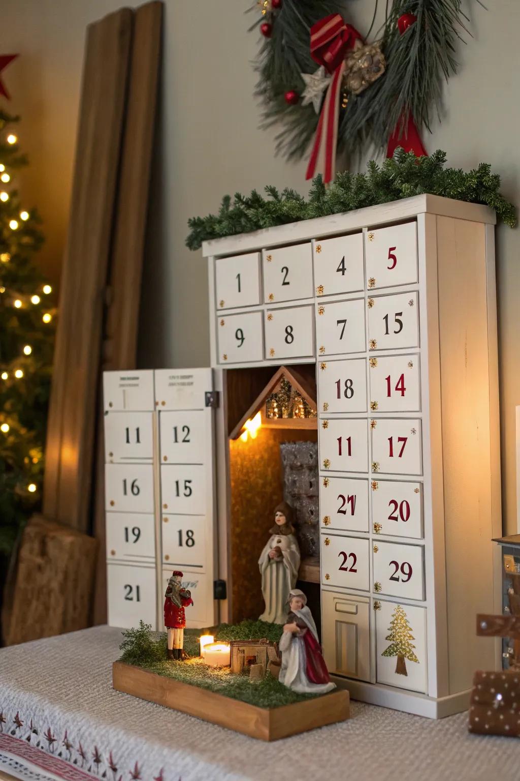 An interactive nativity Advent chronicle for the holiday countdown.