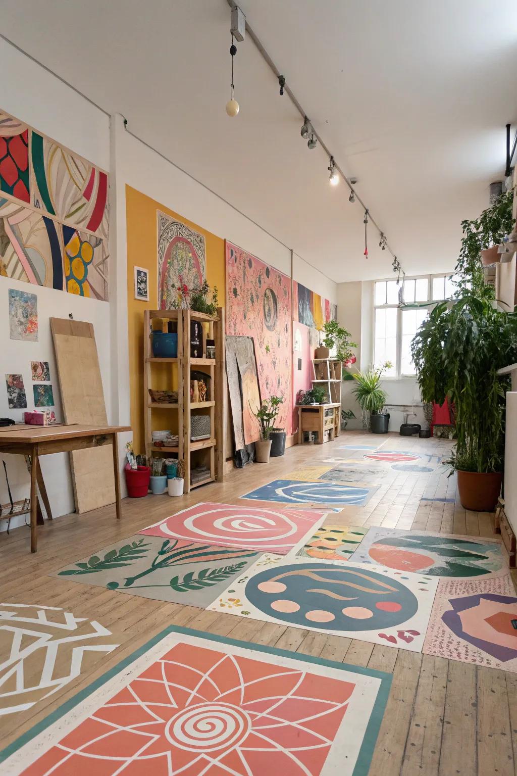 Abstract art designs permit your inventiveness to shine.