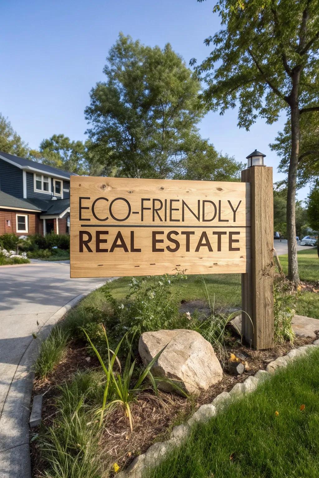 Go green with eco-friendly property signs.