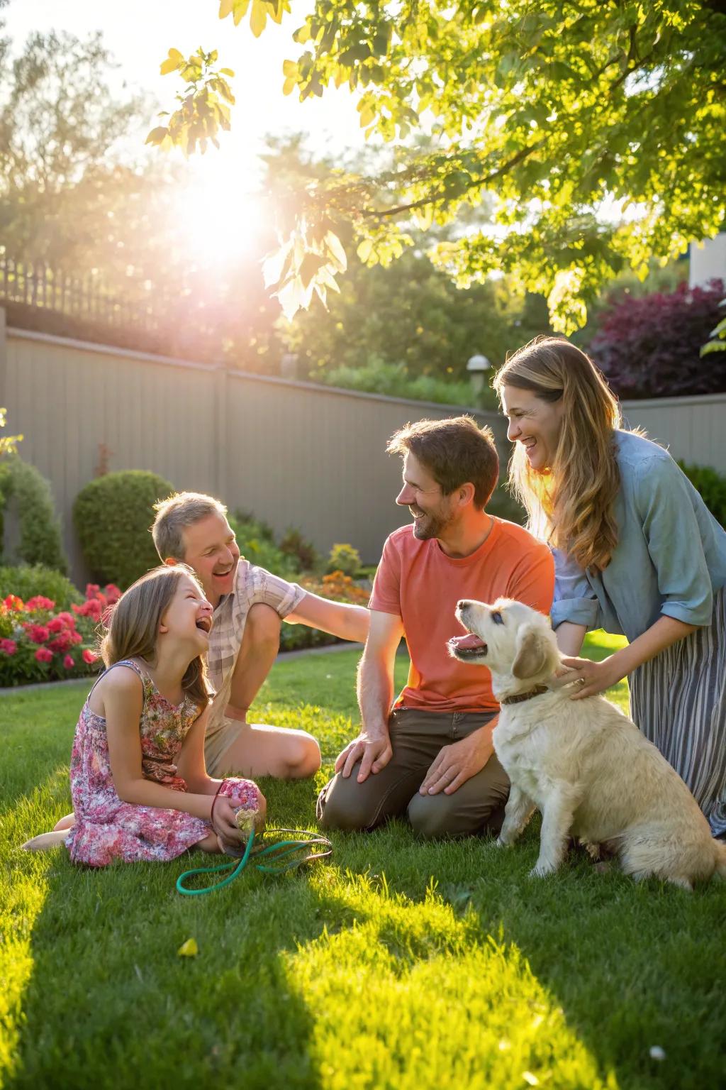 Let your pets join in on the fun and give your family photos a more loving feel.