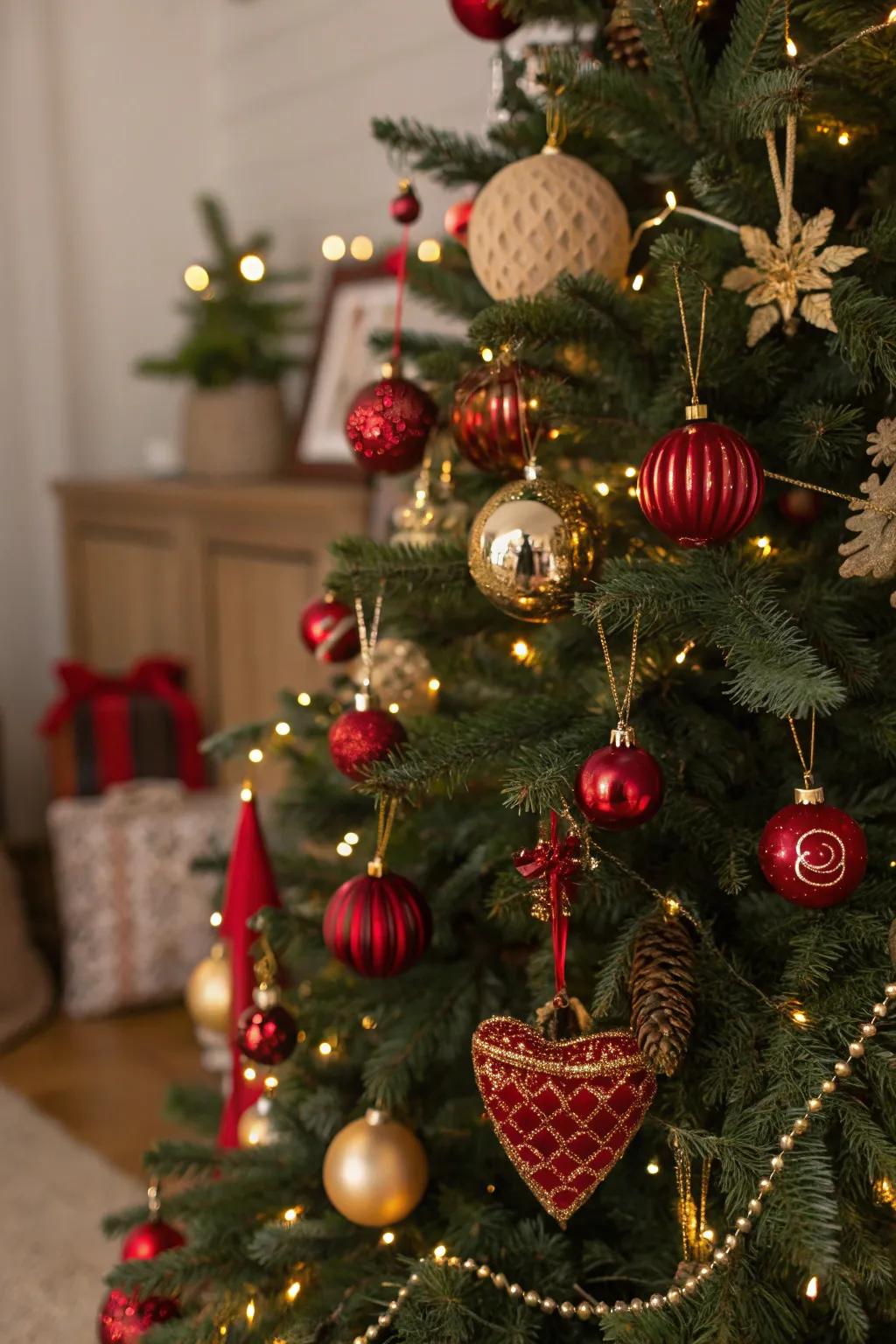 Personal touches make the tree uniquely yours.