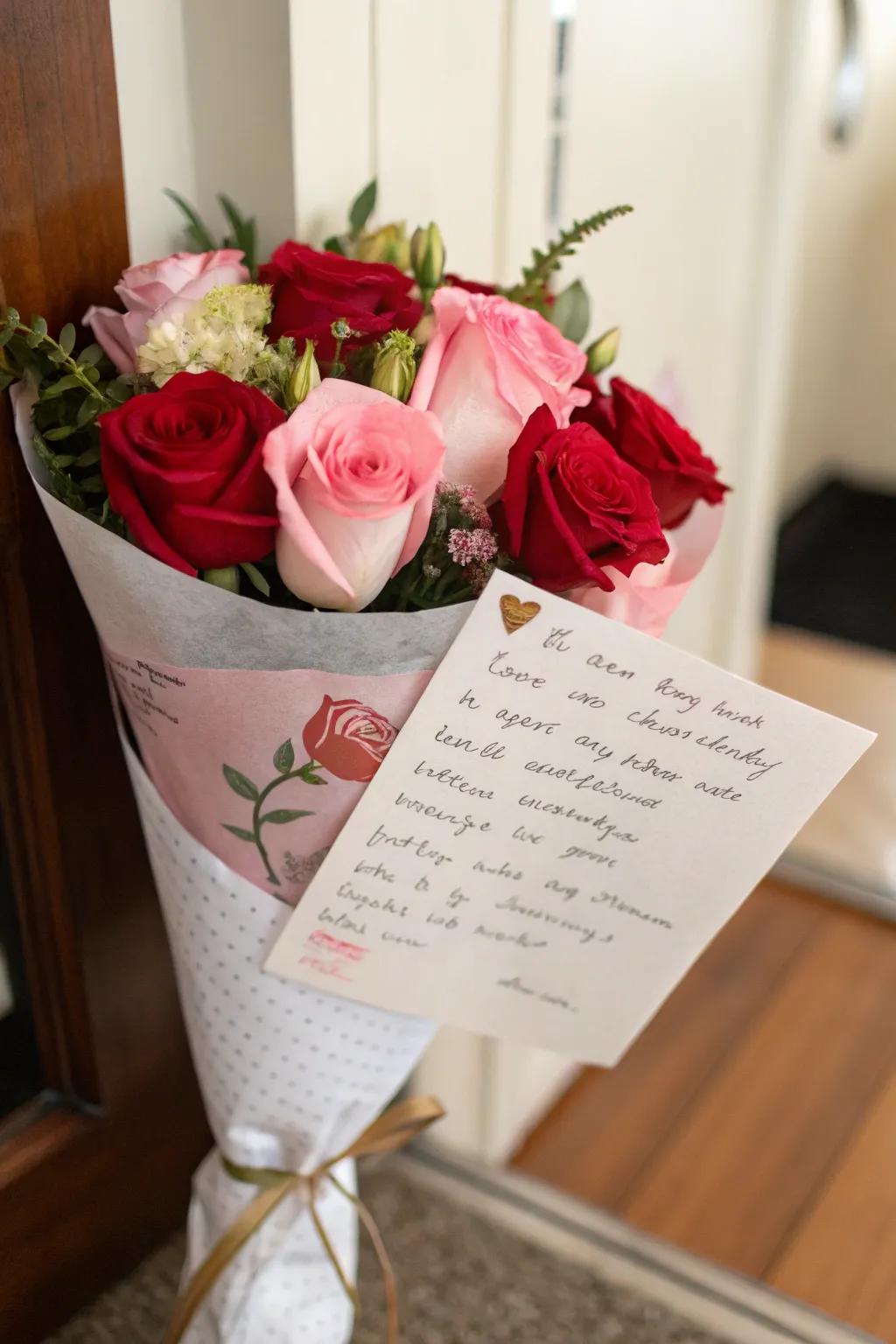 Personalized presentation for an added special touch.