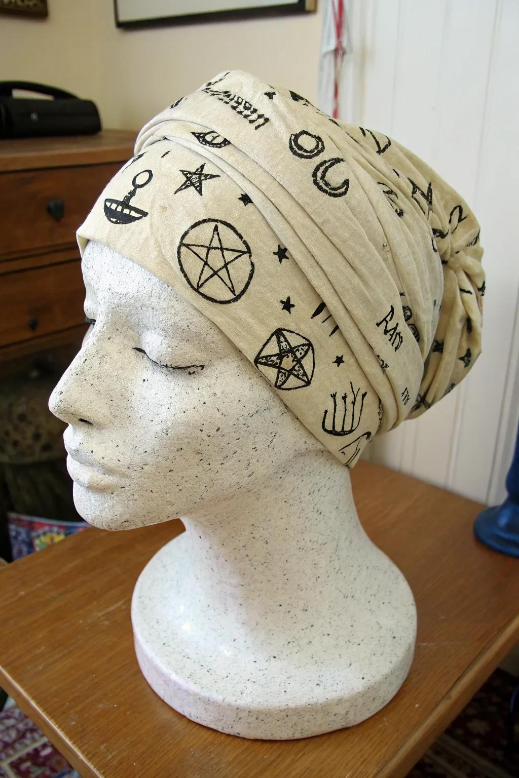 A fortune teller head that's prepared to foresee your destiny.