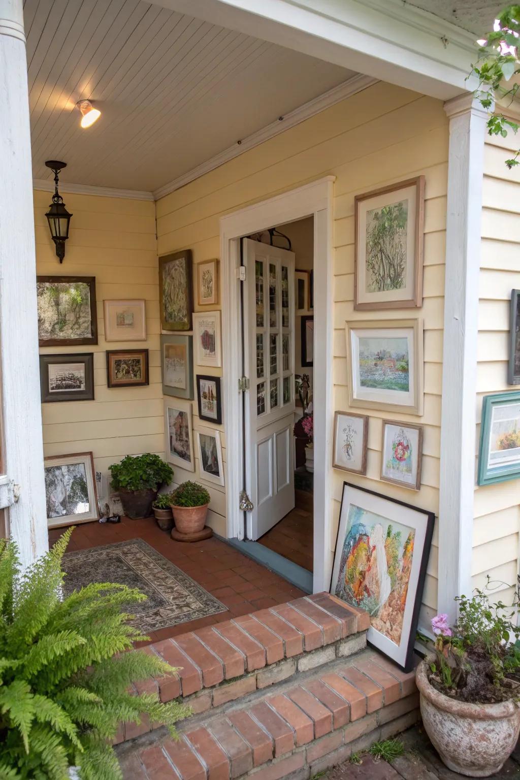 An innovative artistic display.