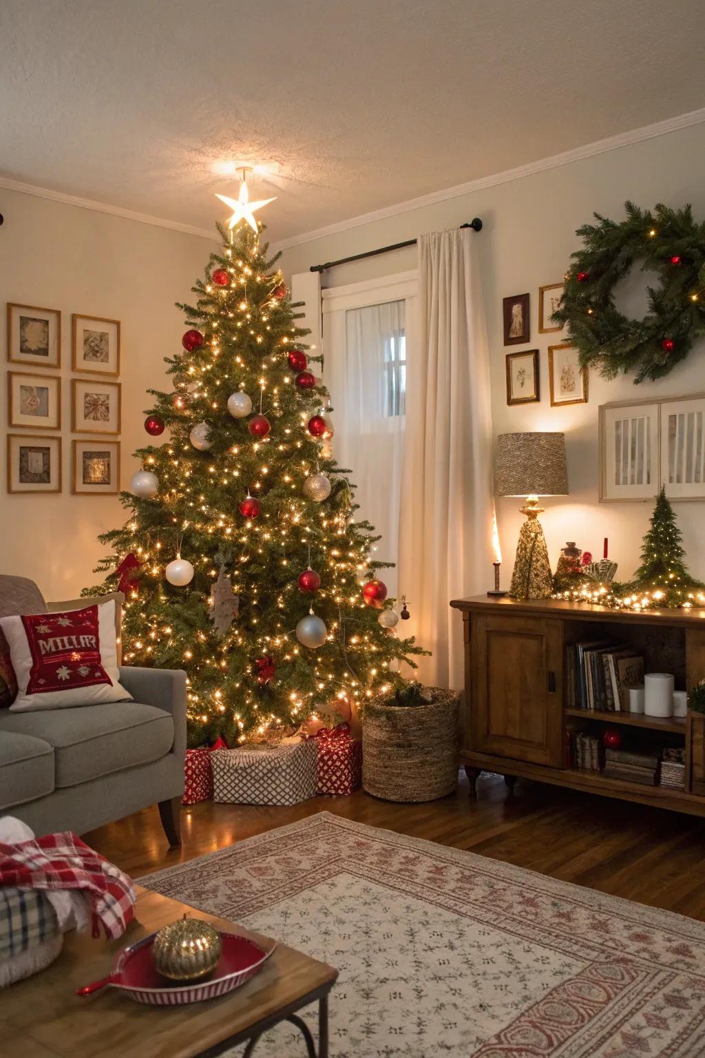Heritage and contemporary elements crafting a unique holiday decor