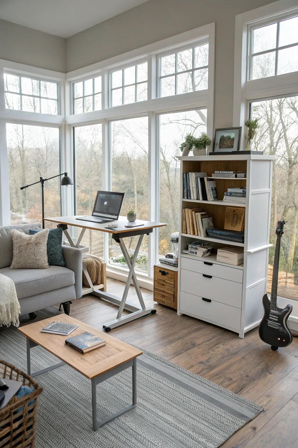 A highly adaptive area is designed to morph with your changing focus.