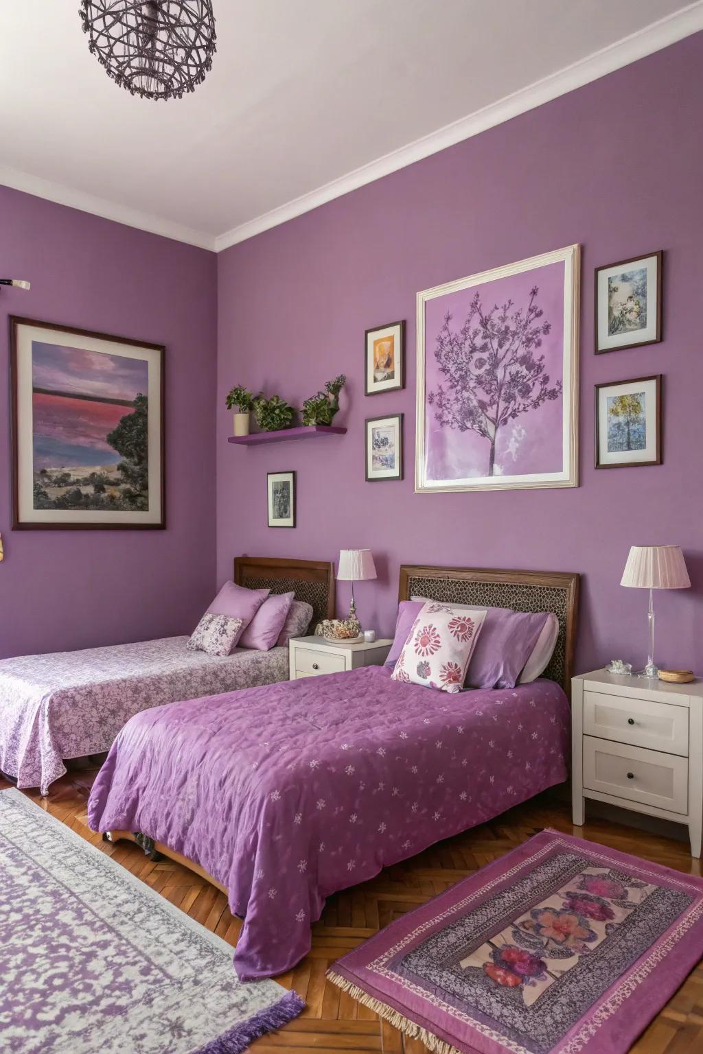 Finalize the aesthetic with complementary art.