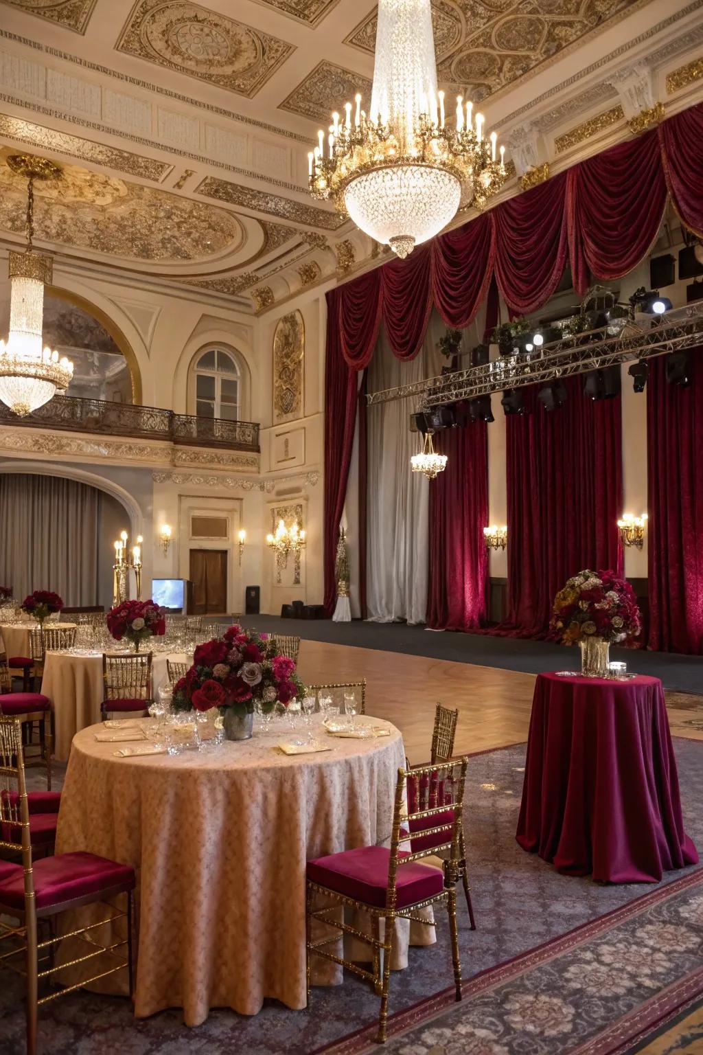 Include warmth with tiered textures.