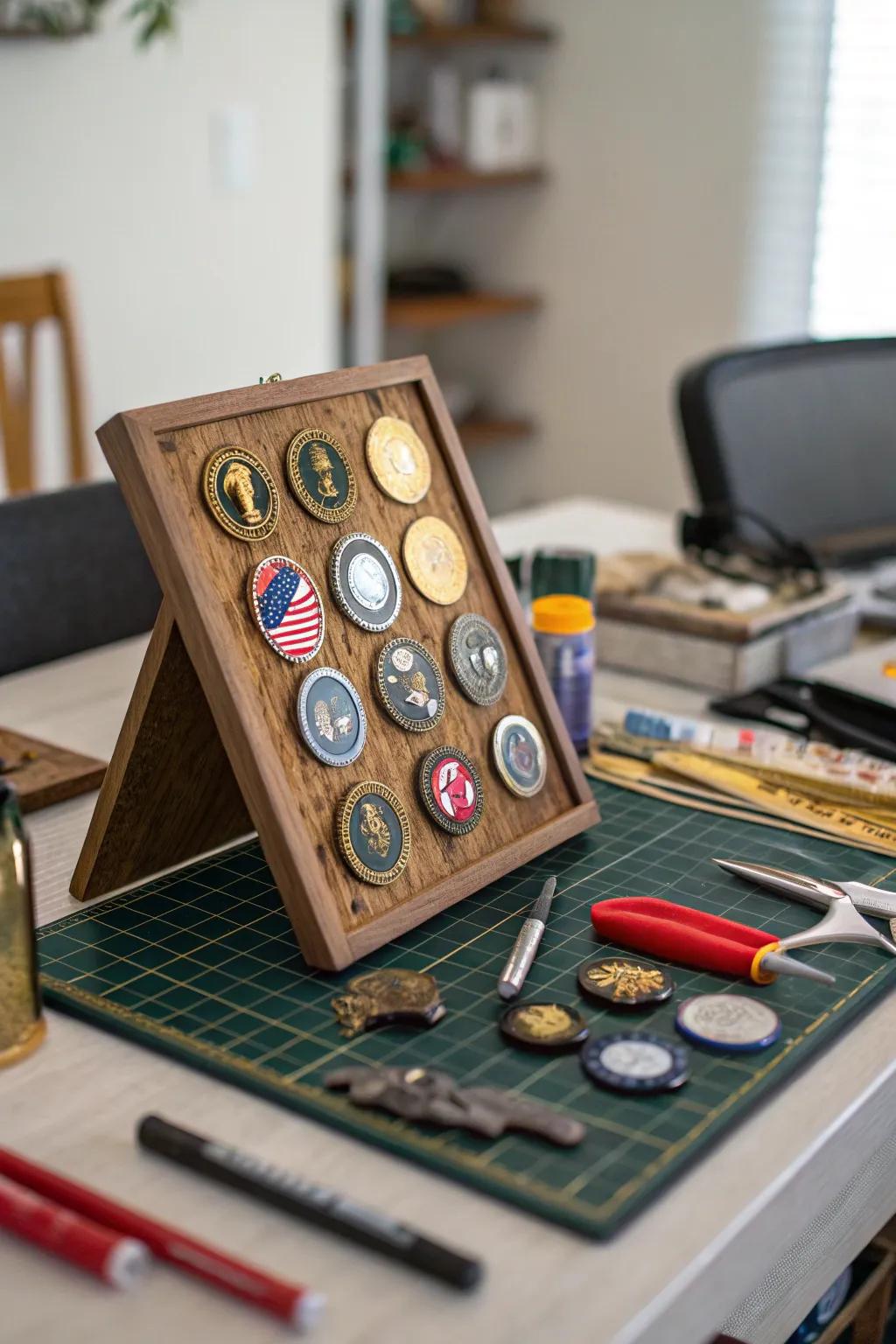 DIY displays offer a personal and creative showcase for your coins.