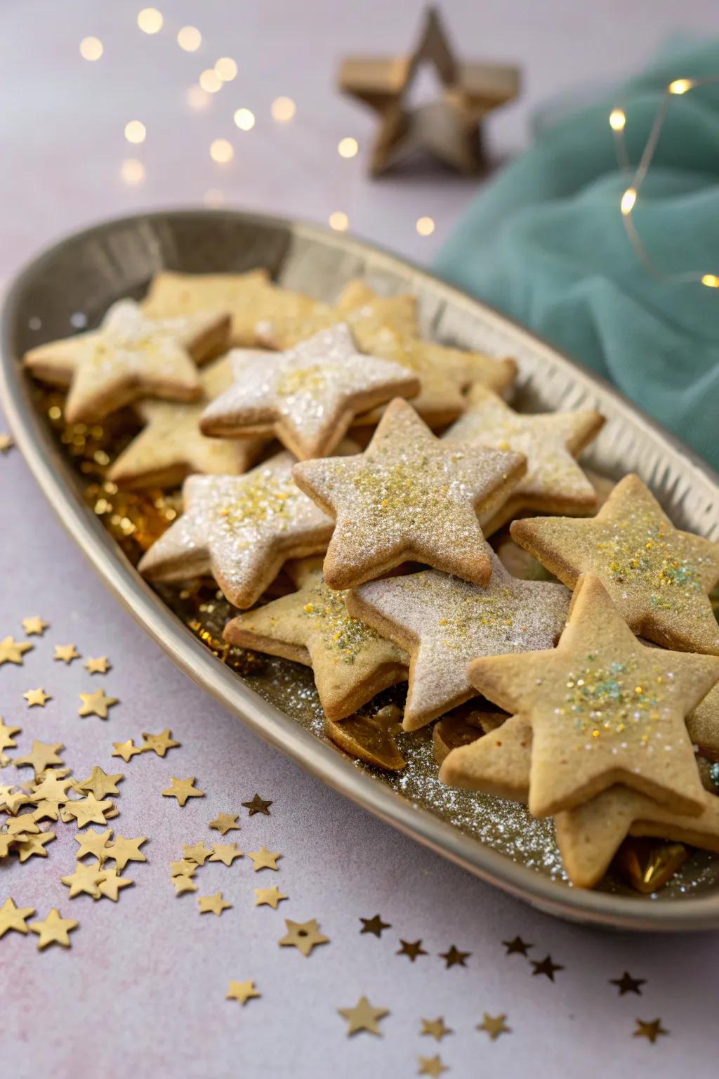 Starry night platter.