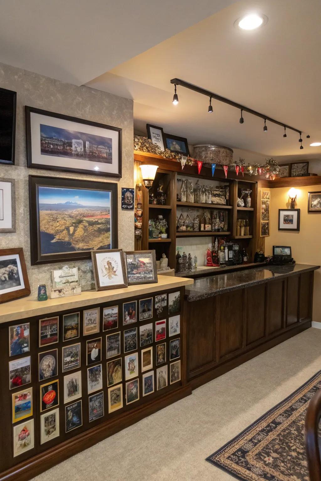 Personal mementos make your space feel yours.