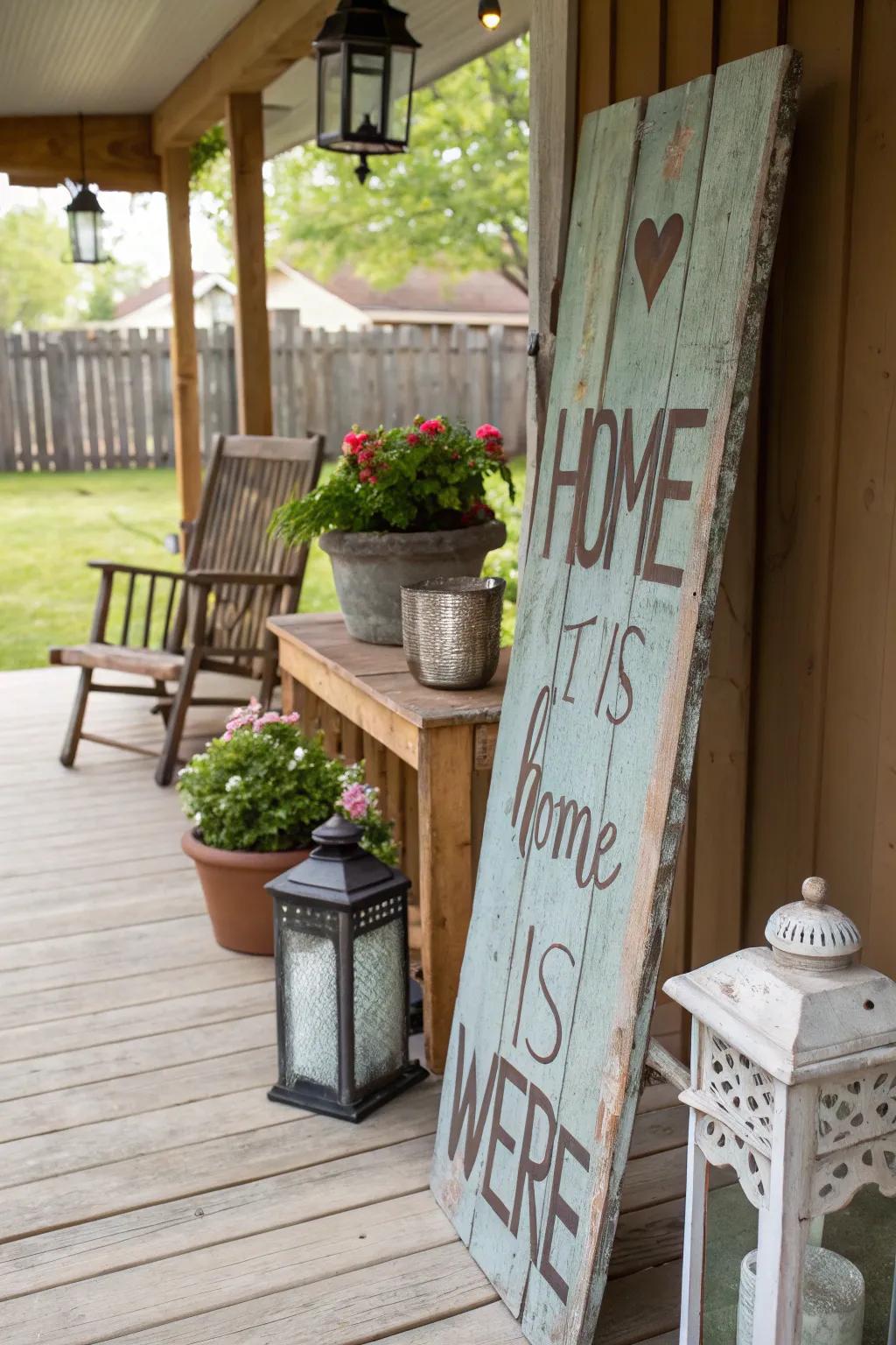DIY projects bring personal, handmade charm to your porch.