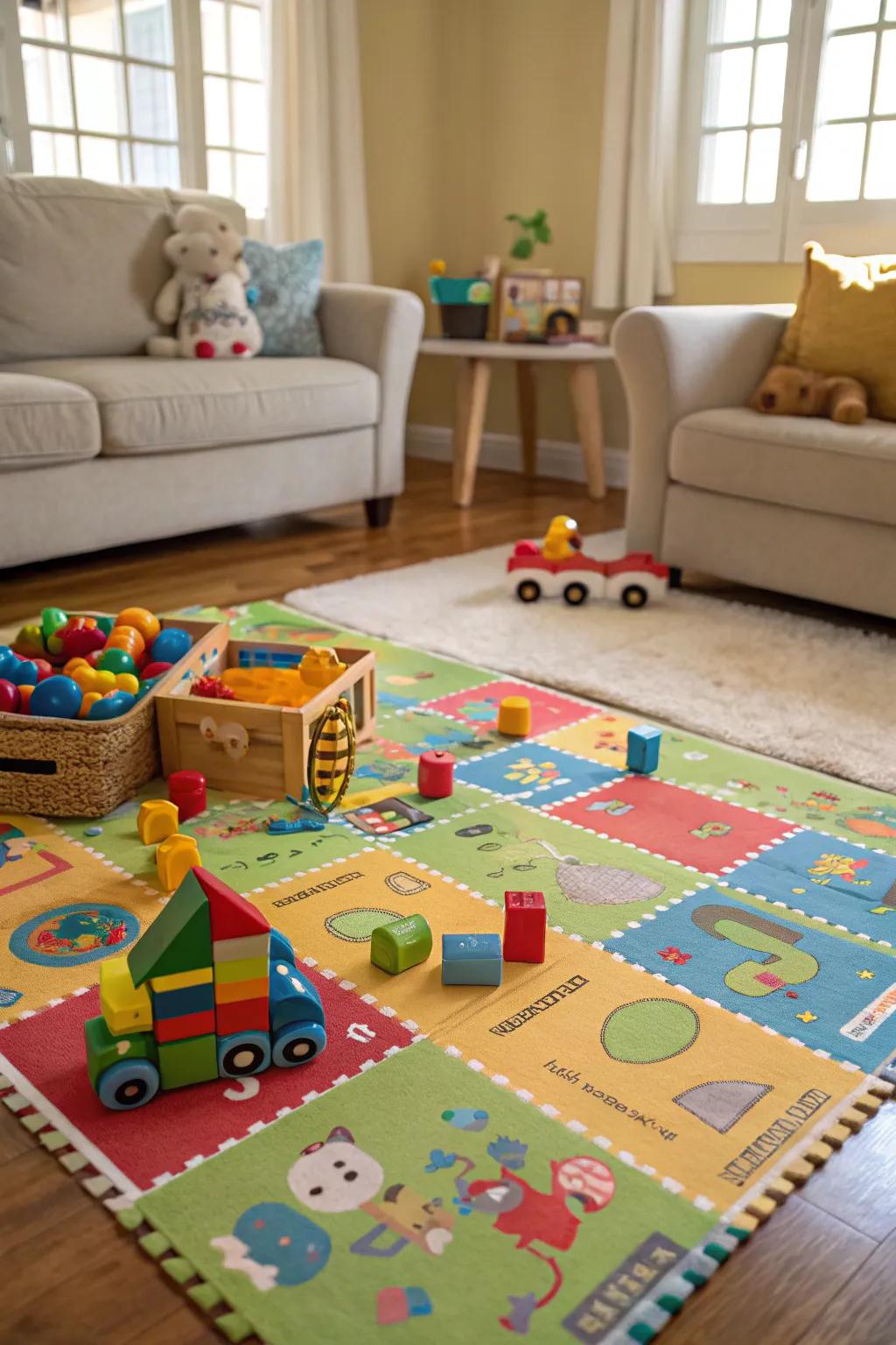 A play pad that’s as gentle on the earth as it is on tender knees, ensuring a safe and happy play time.