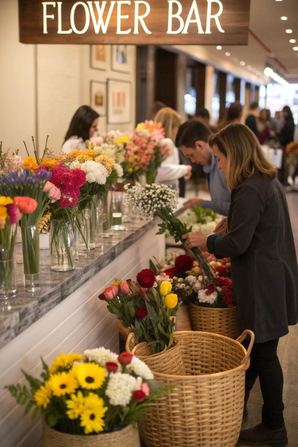 Flower bars can be a lovely means to contribute back to the society.