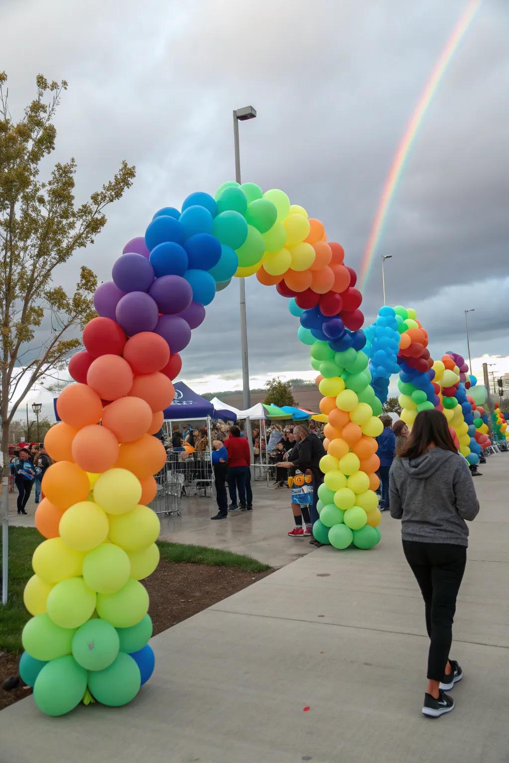 Environmentally-friendly balloons present a sustainable celebration choice.