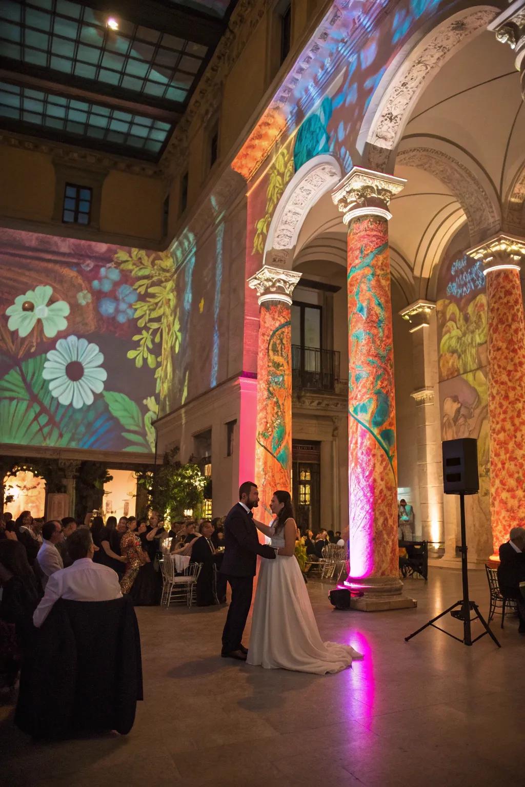 Visual representation highlights the venue's architecture.