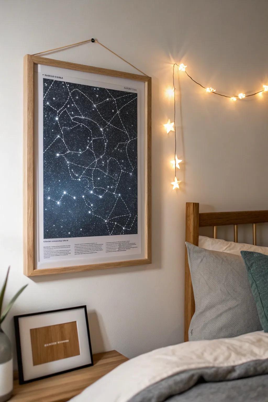 Astral blueprints offer a celestial glimpse into memorable nights.