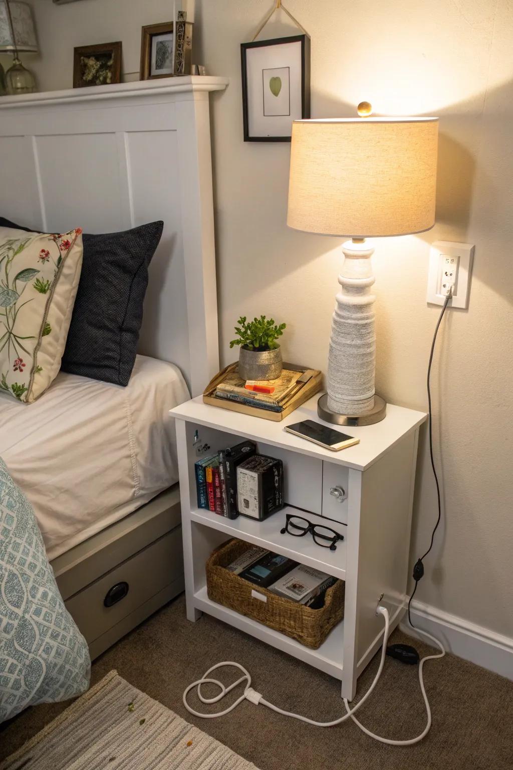 Functional decor maximizes utility.