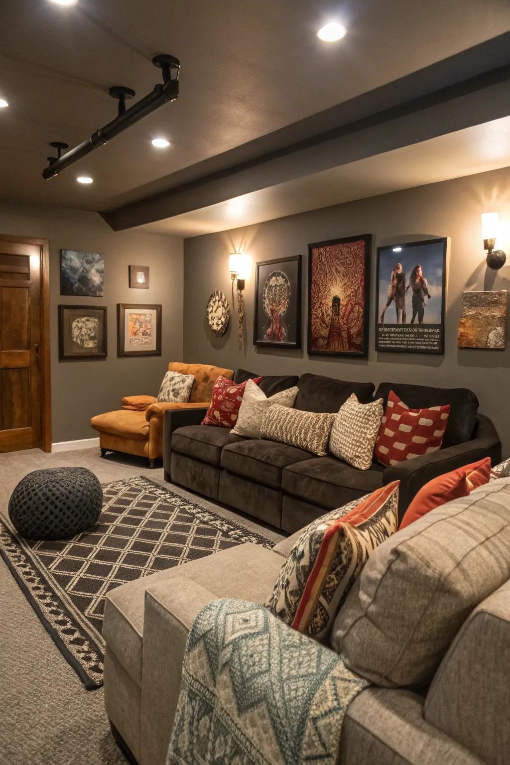 Your movie room should reflect your unique style.