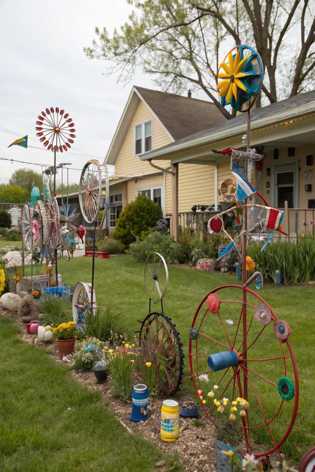 Embrace sustainability with creative recycled decorations.