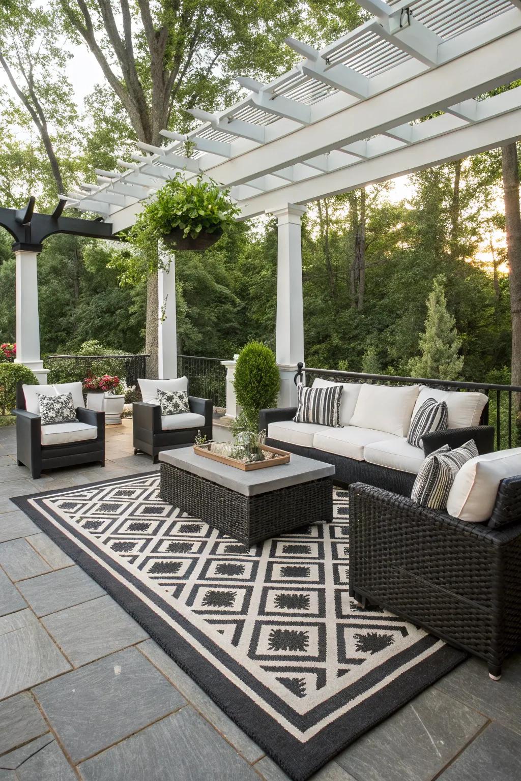 Chic with monochrome themes.