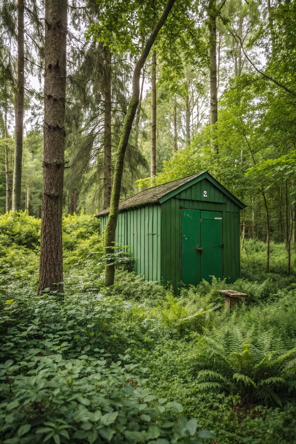 Sylvan wash sheds create a woodland haven in your garden.