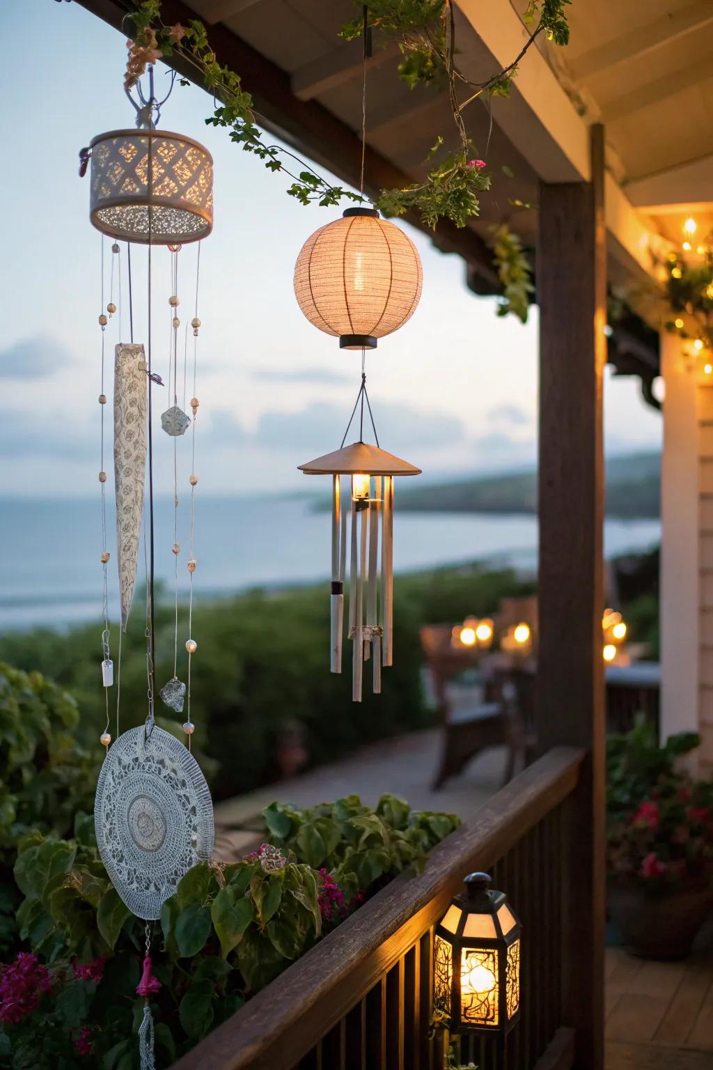 Enhance your lanai with the charm and movement of hanging decor.