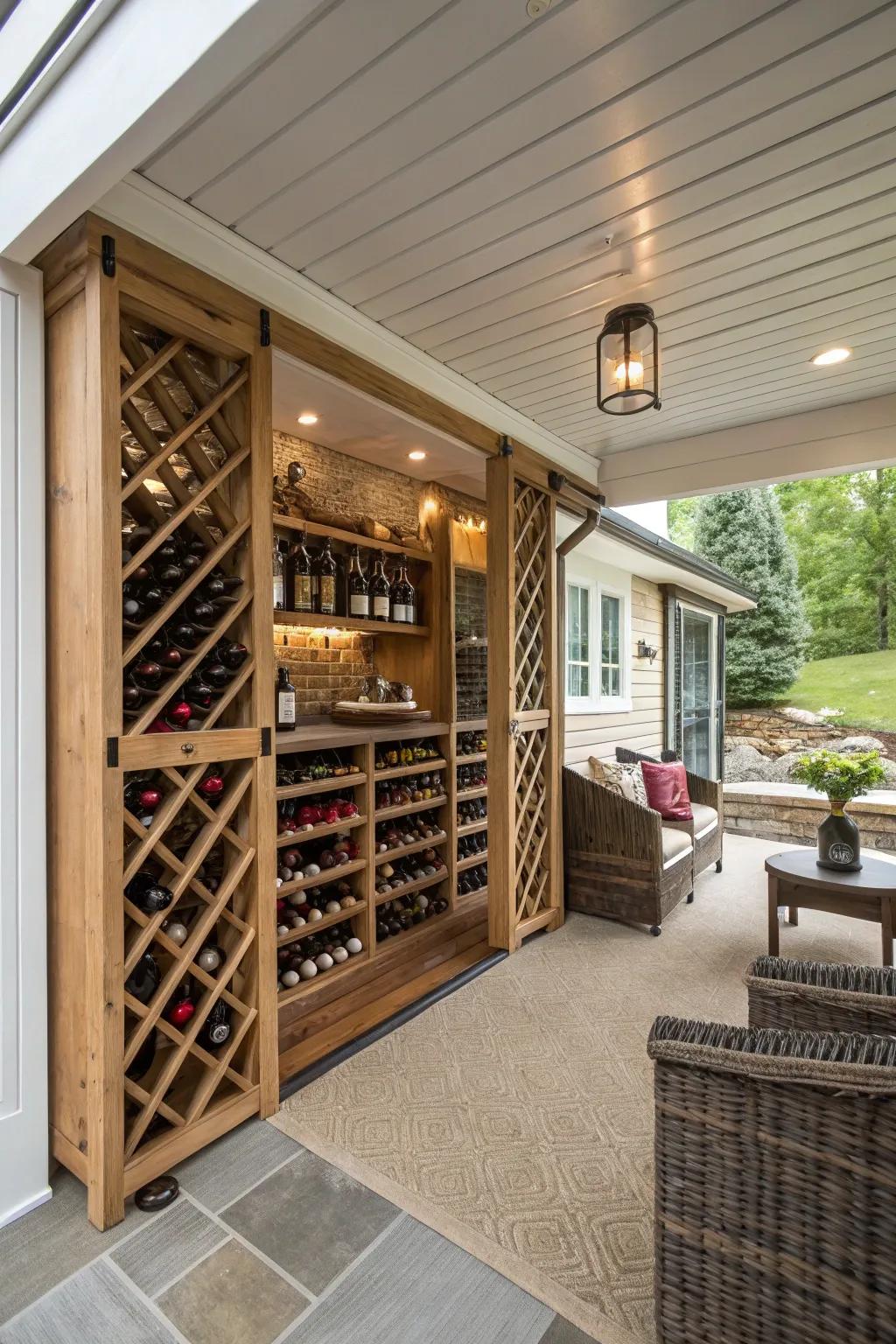 Store and savor in your wine cellar.