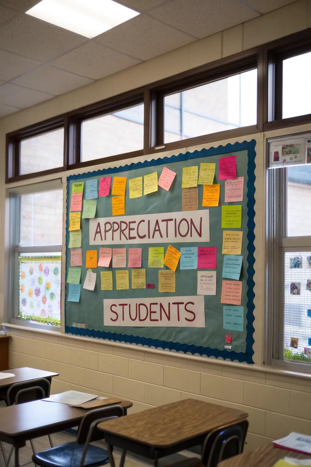 An Affection Epistles display showcasing heartfelt appreciation notes.