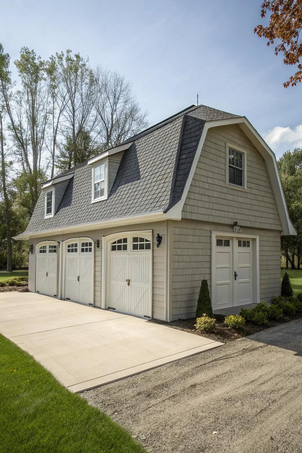 Special plus stylish: Roof lines enhance design.