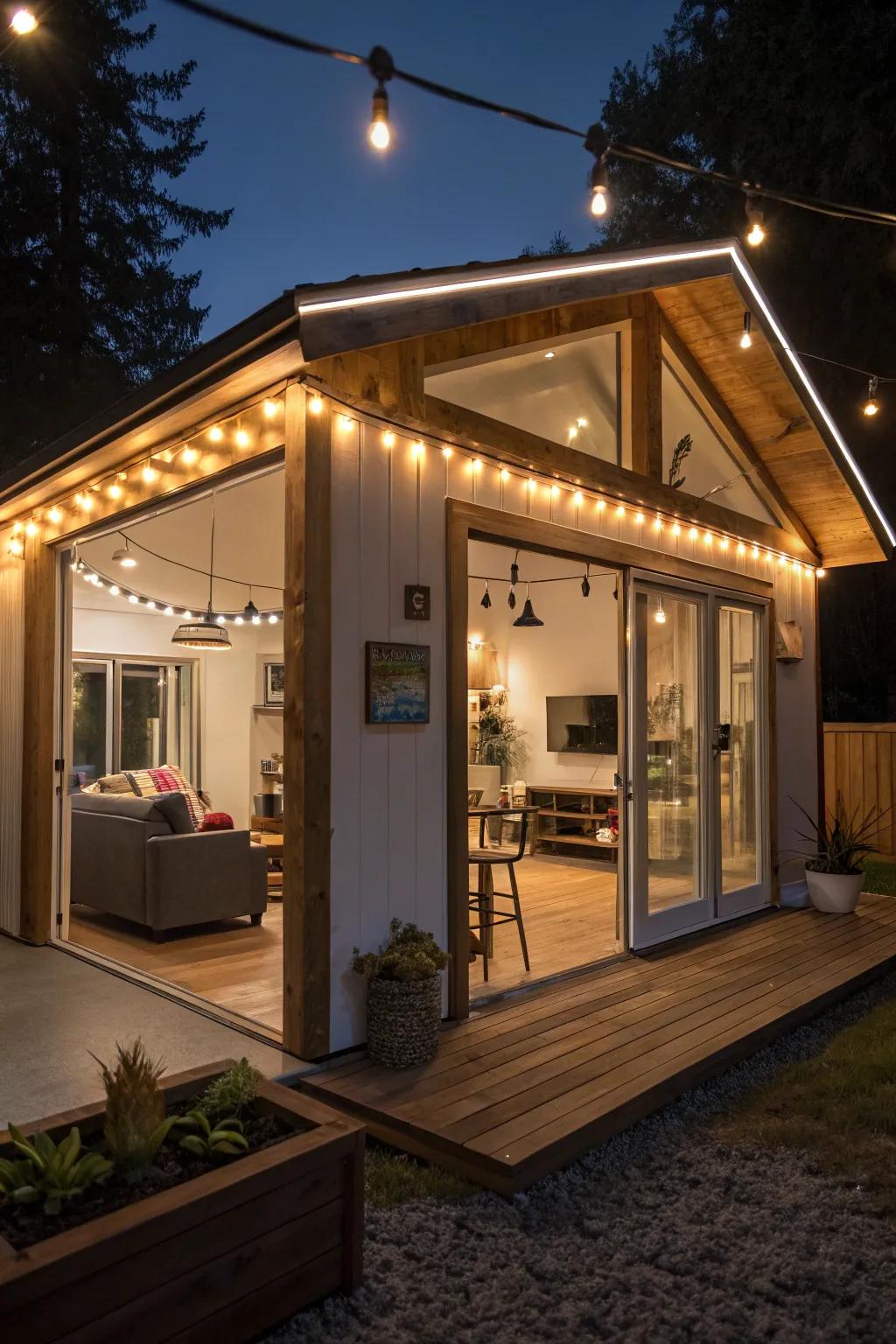 Inventive light units morph the ambiance of your ADU.